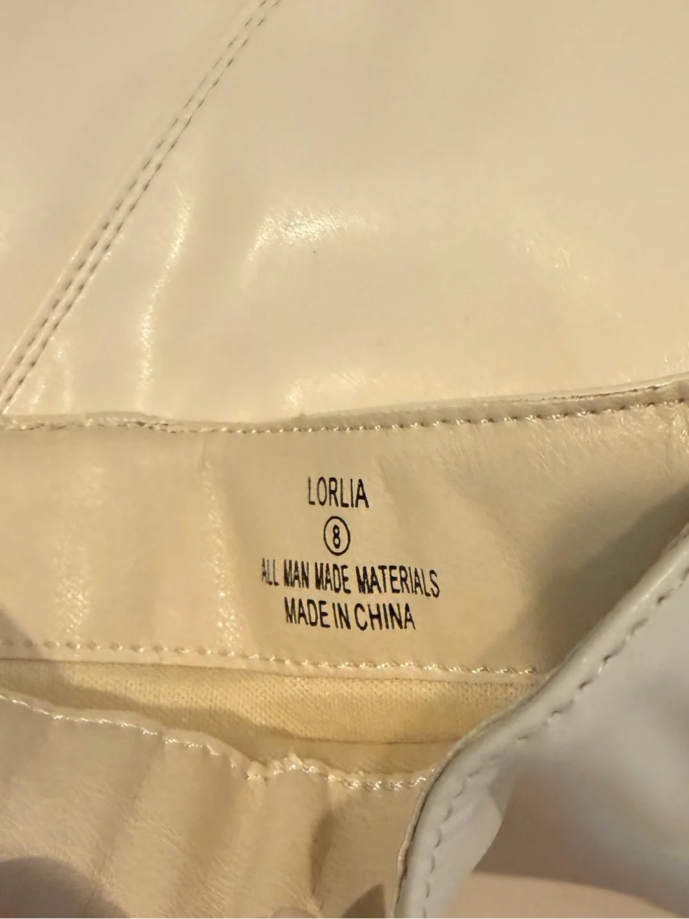 Lulu’s Lorlia Women’s Cream Knee-High Block Heel Boots